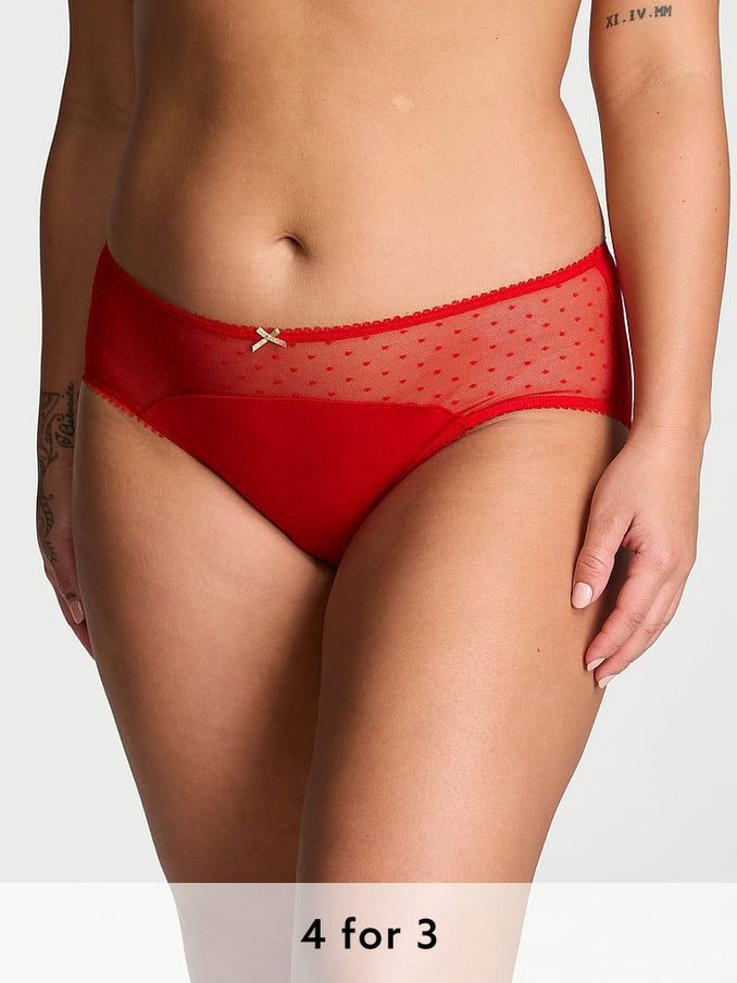 Lipstick Red Hipster Knickers (E87934) | £9