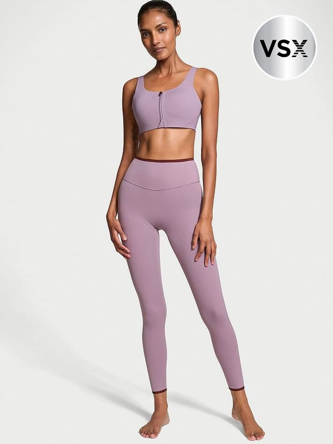 Dried Lavender Purple VSX Elevate Light Compression Stretch Leggings (E87936) | £29