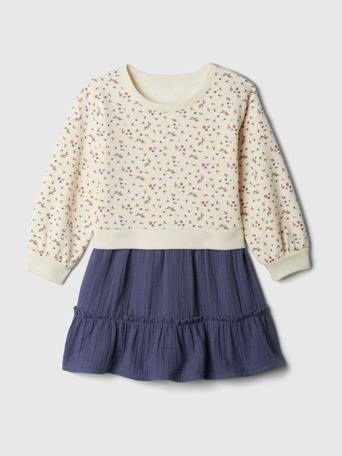 Cream 2-in-1 Jumper Dress (6mths-5yrs) (E88706) | £17
