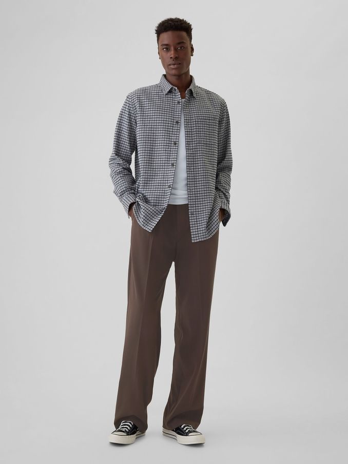 Brown 365 Pleated Trousers (E88967) | £22