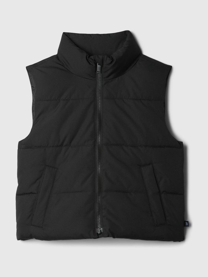 Black Sleeveless Gilet Jacket (4-13yrs) (E89143) | £17