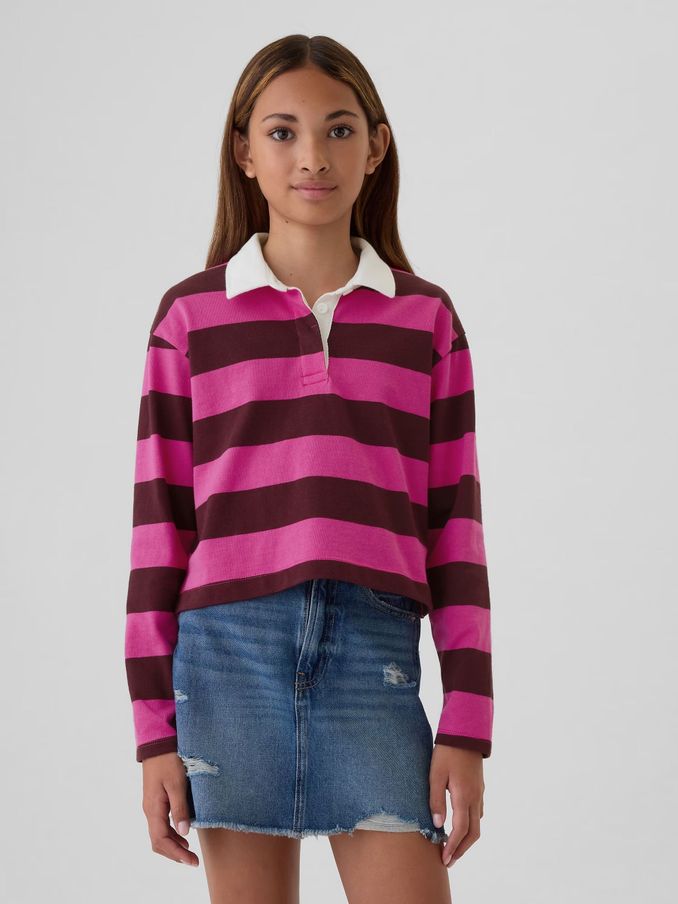 Pink Rugby T-Shirt (4-13yrs) (E89148) | £17