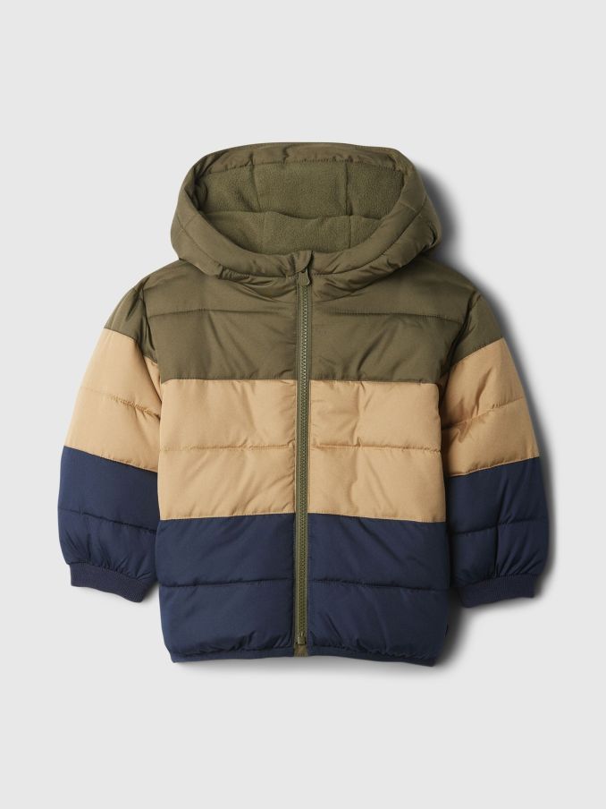 Green Water-Resistant Puffer Coat (6mths-5yrs) (E89258) | £35