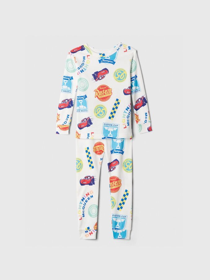 White/Red Disney Cars Cotton Long Sleeve Pyjamas (6mths-5yrs) (E89293) | £12