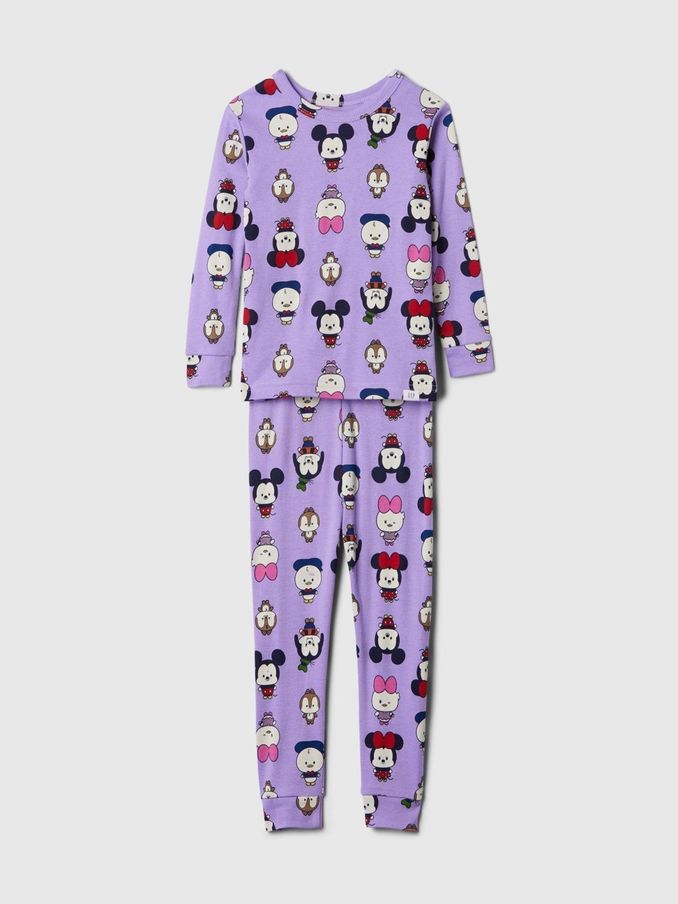 Purple Disney Mickey Mouse & Friends Cotton Long Sleeve Pyjamas (12mths-5yrs) (E89297) | £9