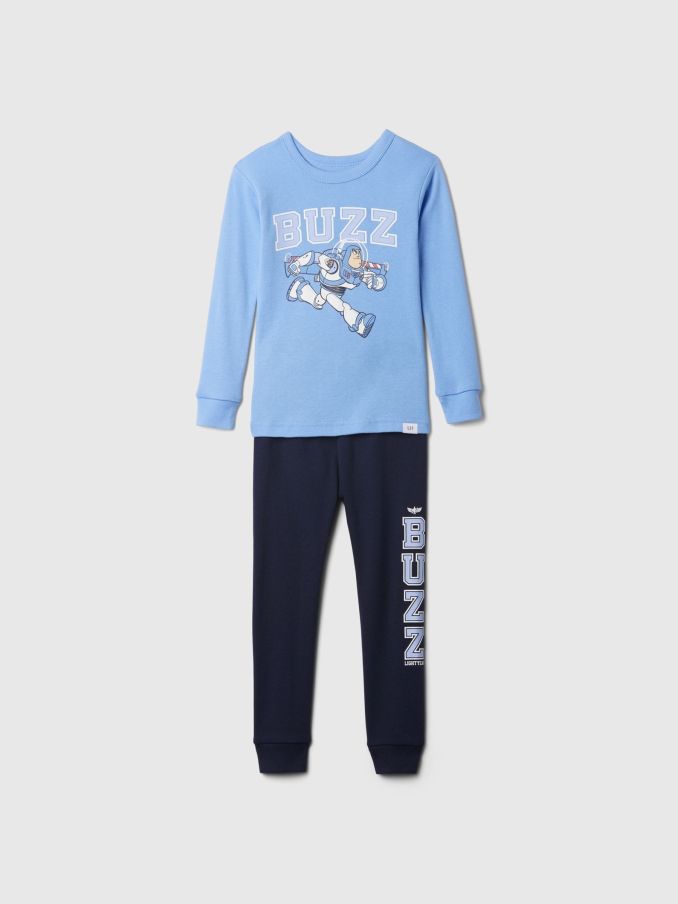 Blue Buzz Lightyear Disney Toy Story Cotton Long Sleeve Pyjama Set (12mths-5yrs) (E89298) | £12