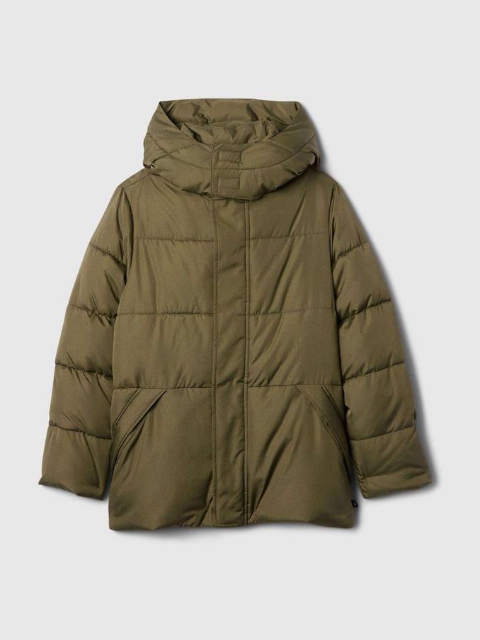 Green Puffer Coat (4-13yrs) (E89330) | £24
