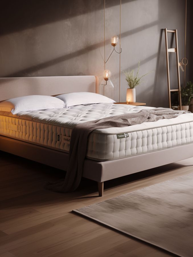 Simba White Earth Escape White Mattress (E89734) | £1,400 - £2,530
