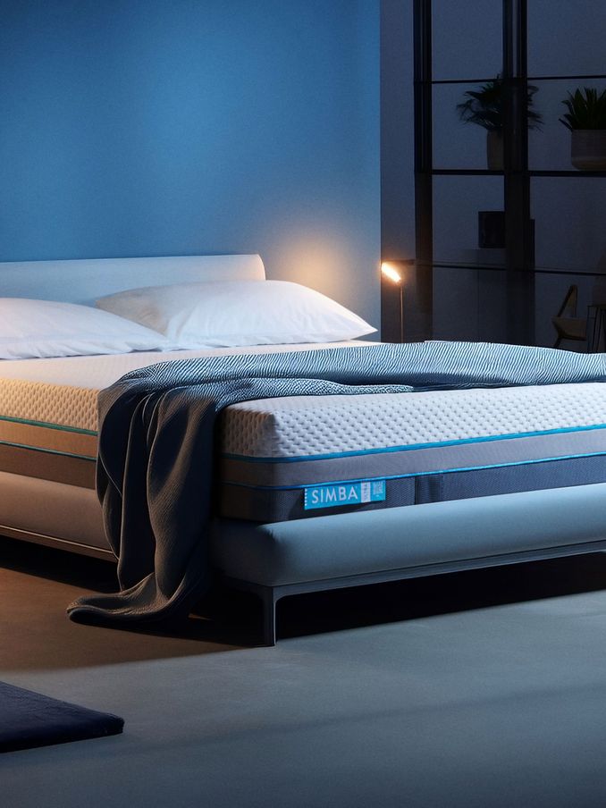 Simba White and Dark Grey Deluxe Ultra White and Dark Grey Mattress (E89736) | £2,000 - £3,460
