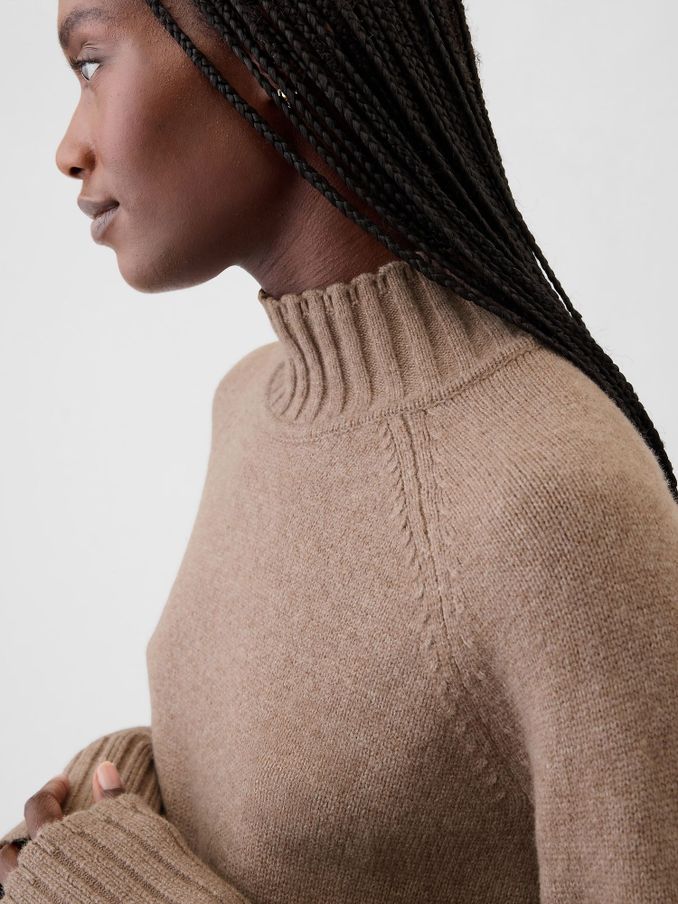 Light Brown CashSoft Turtle Neck Jumper (E91356) | £24