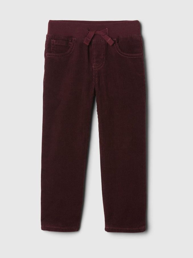Burgundy Red 90s Original Straight Corduroy Trousers (6mths-5yrs) (E91546) | £12