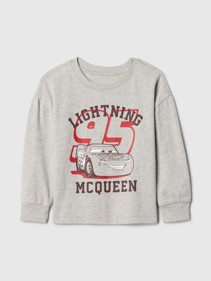 Grey Lightning McQueen Disney Cars Graphic Long Sleeve T-Shirt (6mths-5yrs) (E91553) | £9