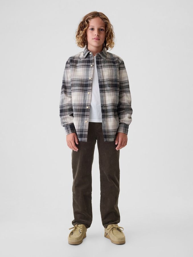 Brown Original Straight Corduroy Jeans (5-13yrs) (E91575) | £17