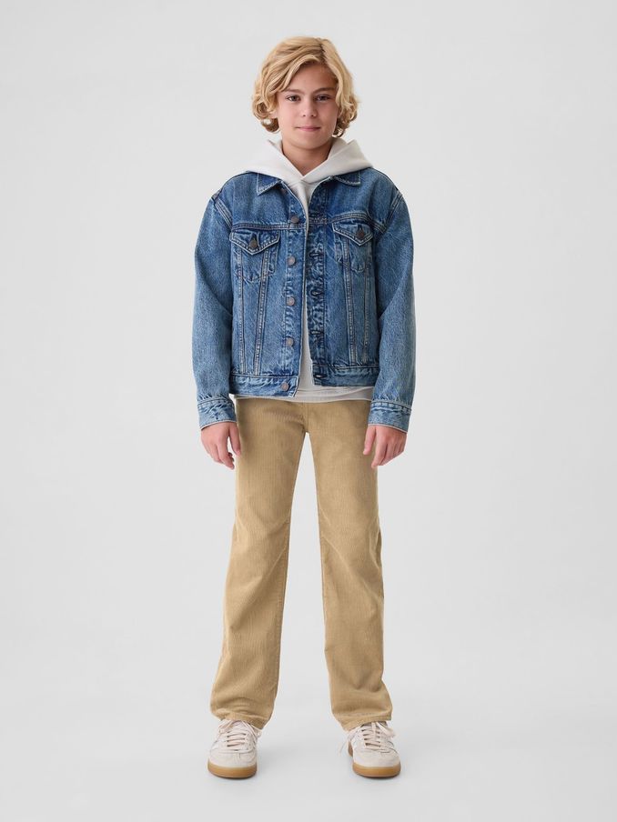Beige Original Straight Corduroy Jeans (5-13yrs) (E91576) | £15