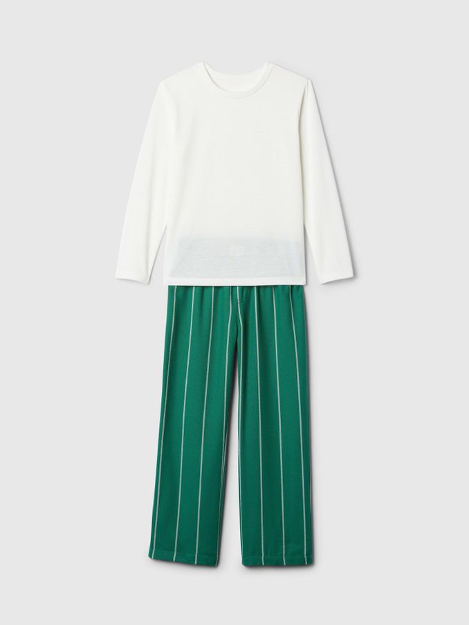 White Long Sleeve Pyjama Set (4-13yrs) (E91582) | £10