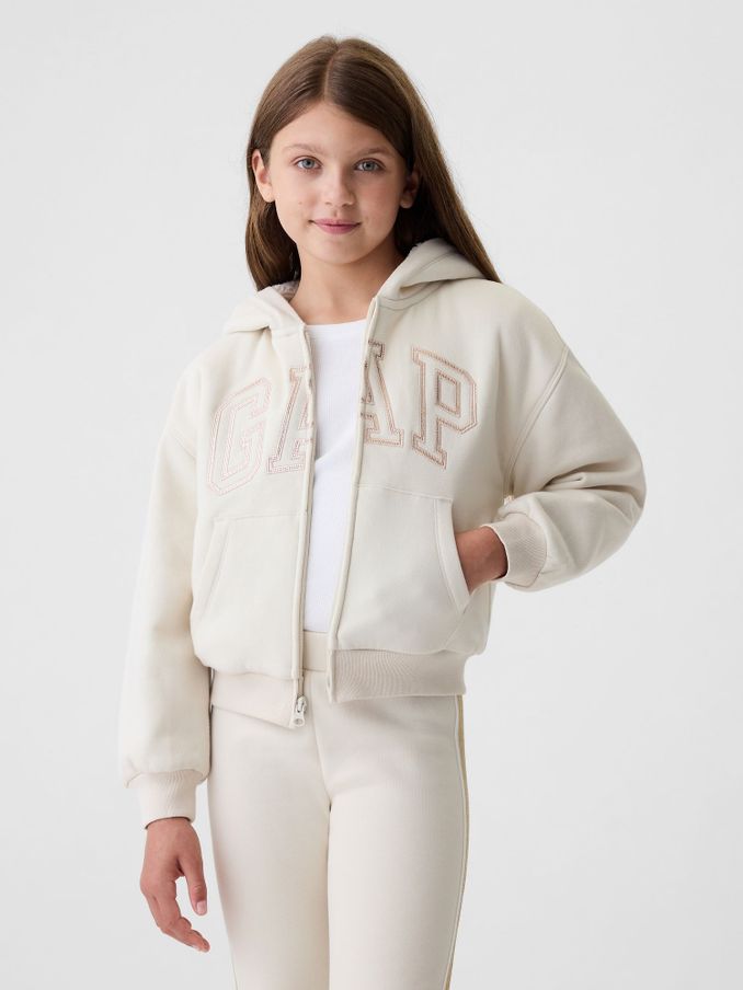 Cream Vintage Soft Cosy Logo Hoodie (4-13yrs) (E91785) | £24