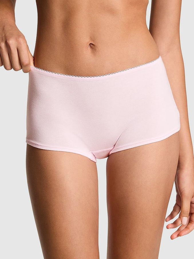 Pink Tulip Short Cotton Knickers (E93049) | £4