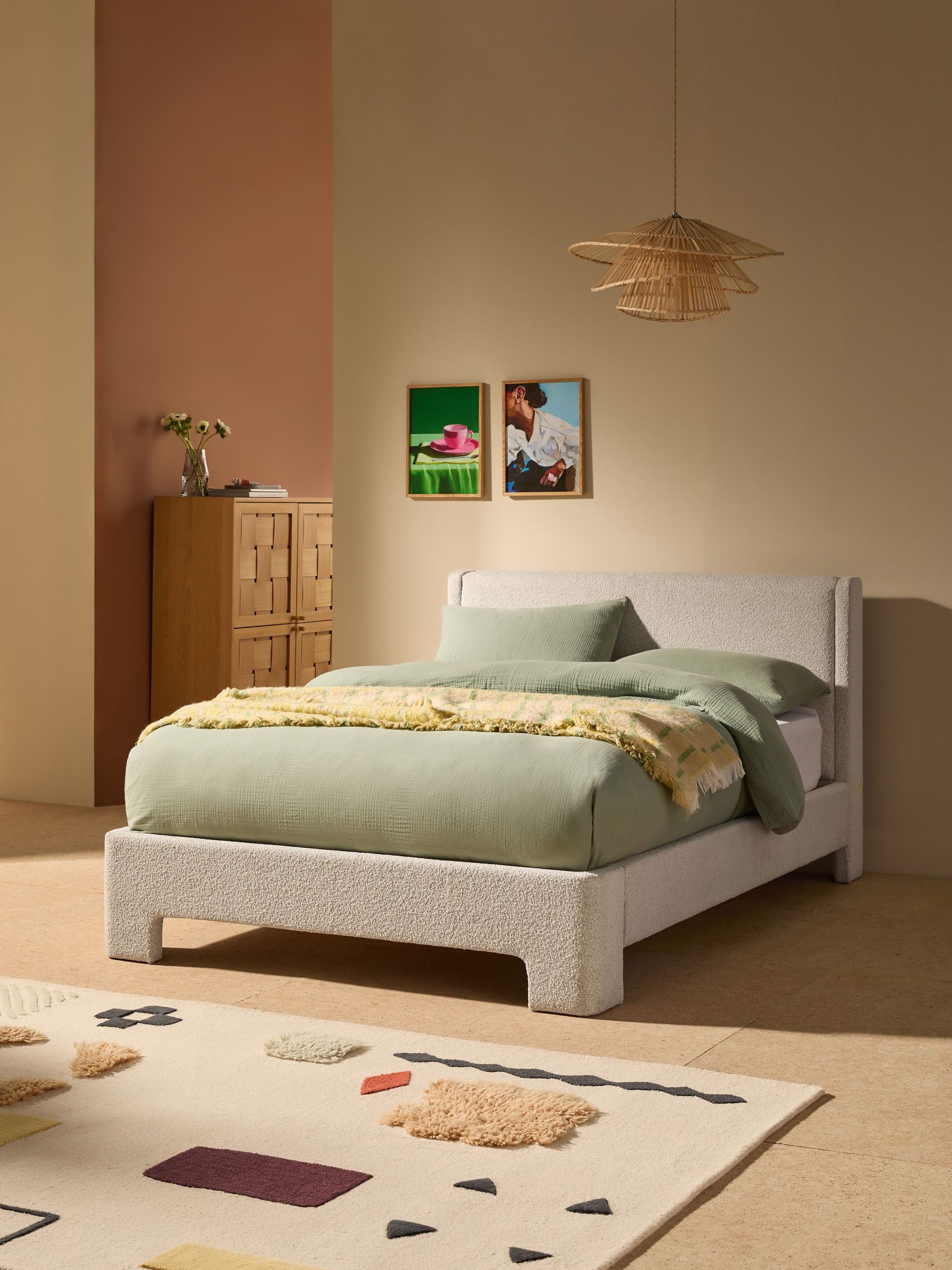 Leonora Ottoman Storage Bed Bed in Natural (E94166) | £799 - £975