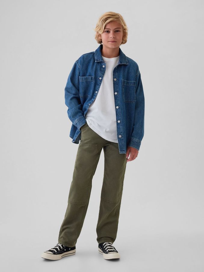 Green Double Knee Carpenter Jeans (5-13yrs) (E95438) | £35