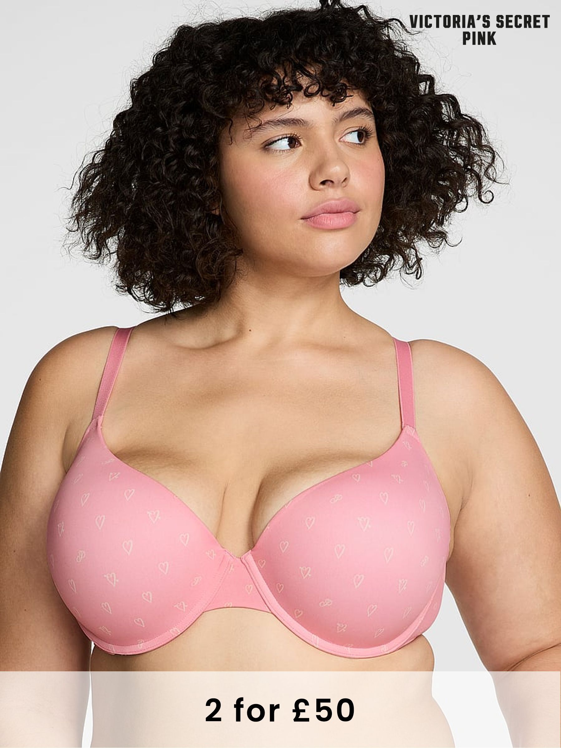 Petal Pink Push Up Bra (E95683) | £29
