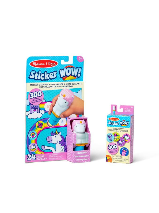 Melissa & Doug Sticker WOW! Unicorn Bundle (E95781) | £15