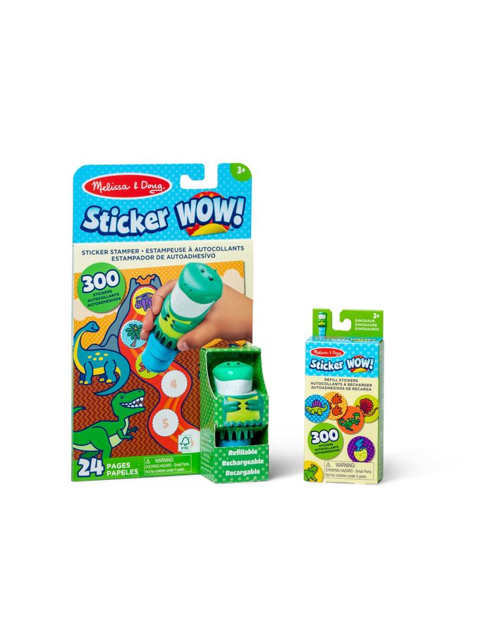 Melissa & Doug Sticker WOW! Dino Bundle (E95783) | £15