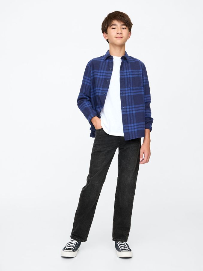 Black Original Straight Pull On Jeans (5-13yrs) (E95971) | £30