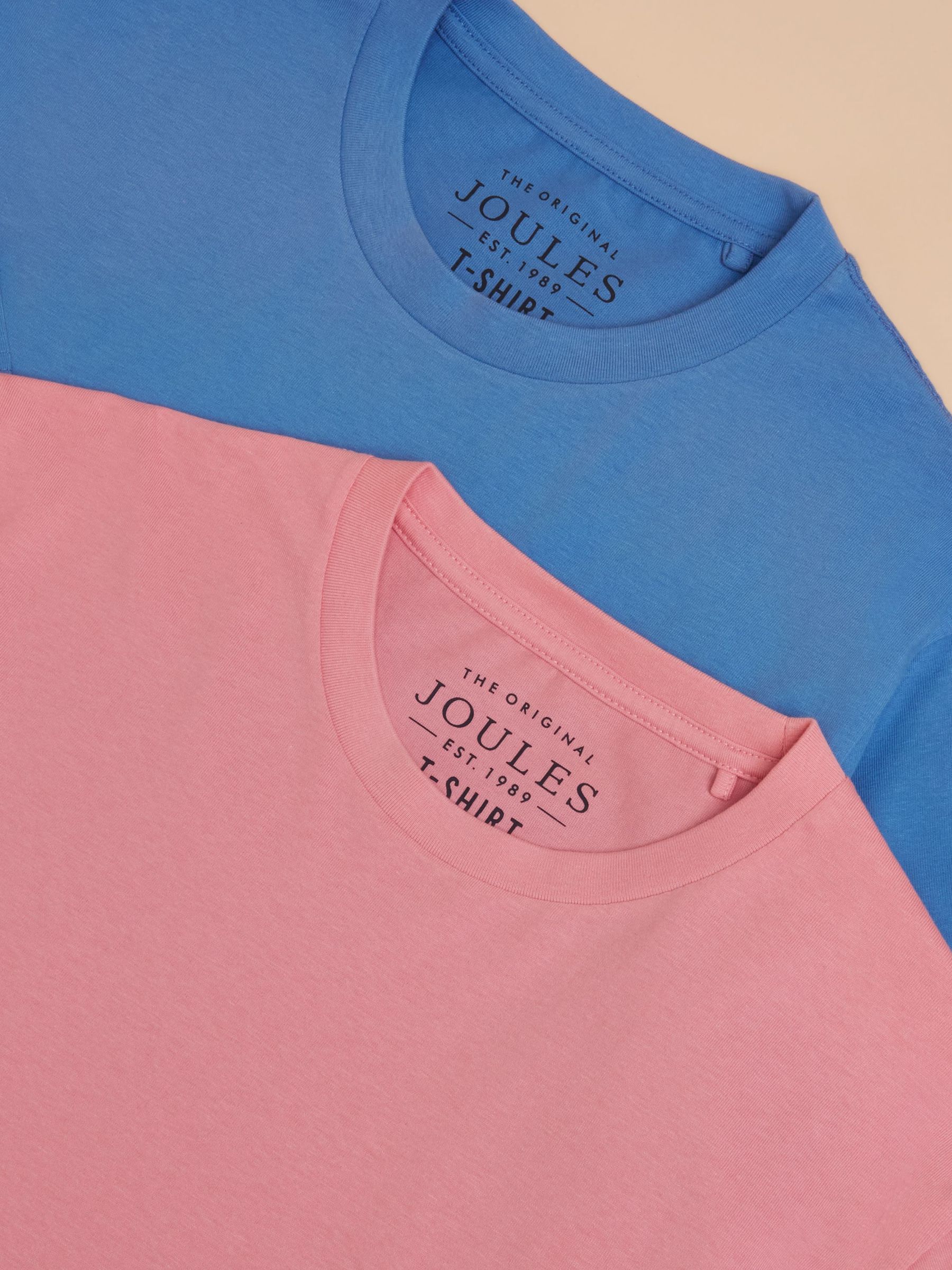 Everyday Blue/Pink Pack of Two Crew Neck T-Shirts (E96874) | £35