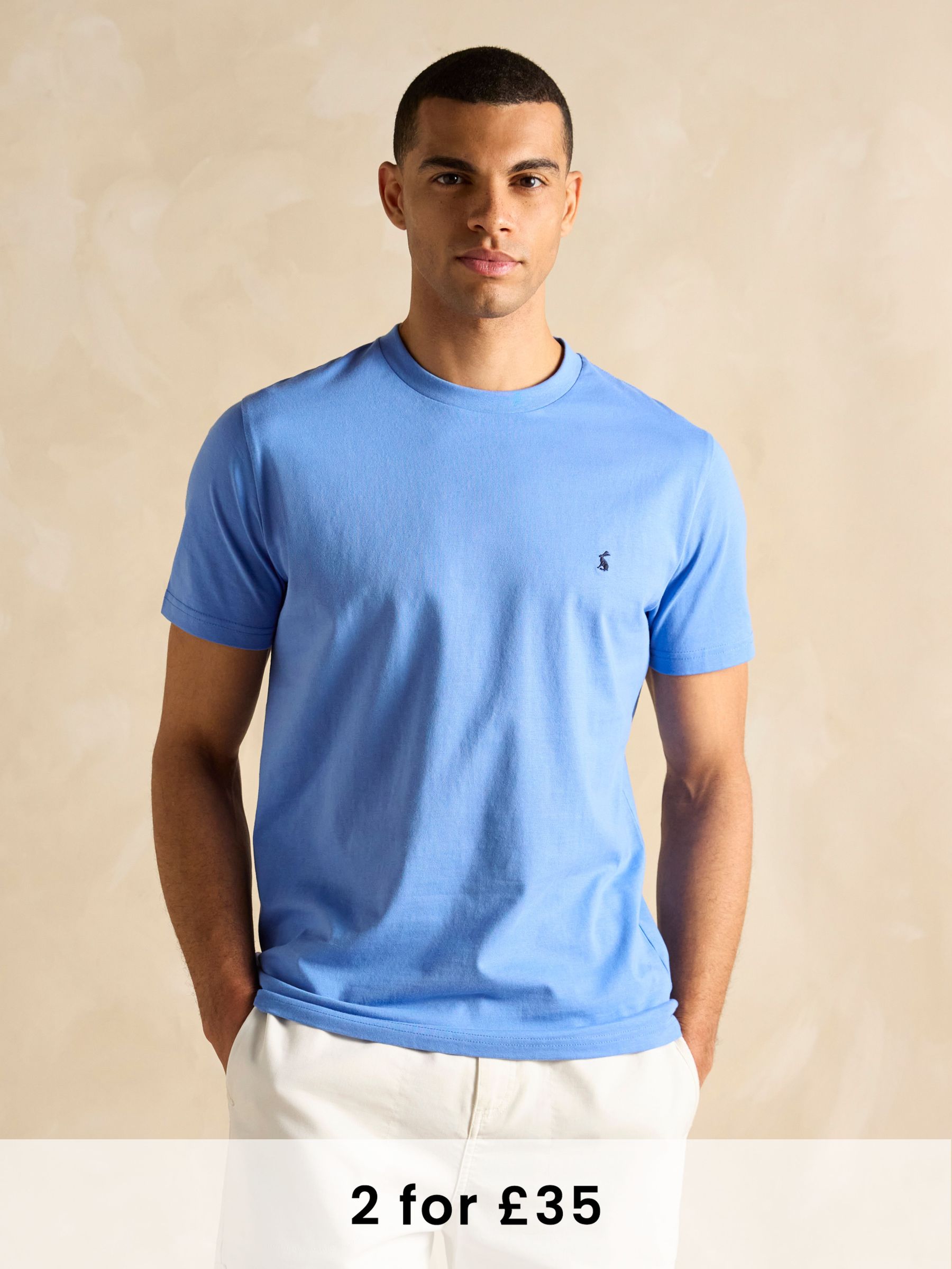 Everyday Mid Blue Crew Neck T-Shirt (E96880) | £18