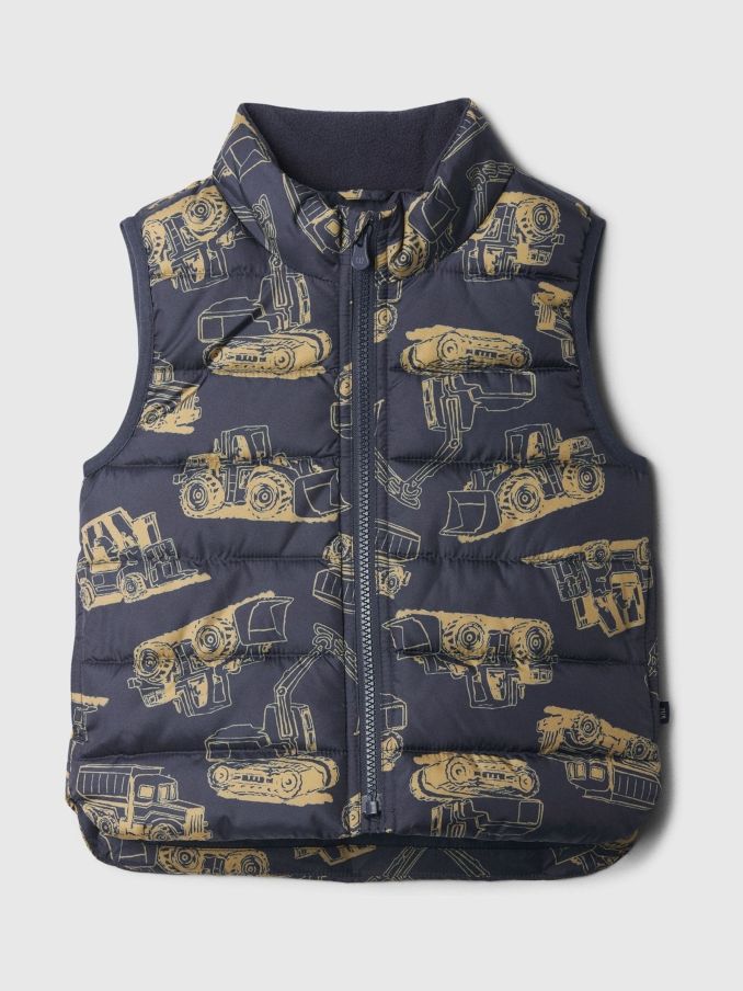 Blue Cold Control Water-Resistant Sleeveless Puffer Gilet (6mths-5yrs) (E96931) | £14