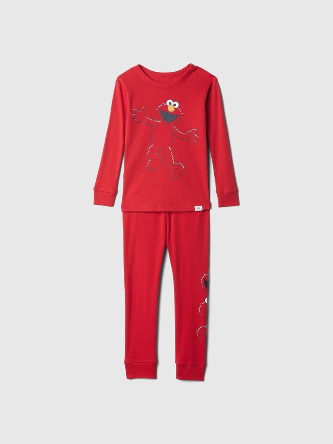 Red Elmo Sesame Street Cotton Long Sleeve Pyjamas (12mths-5yrs) (E96966) | £10