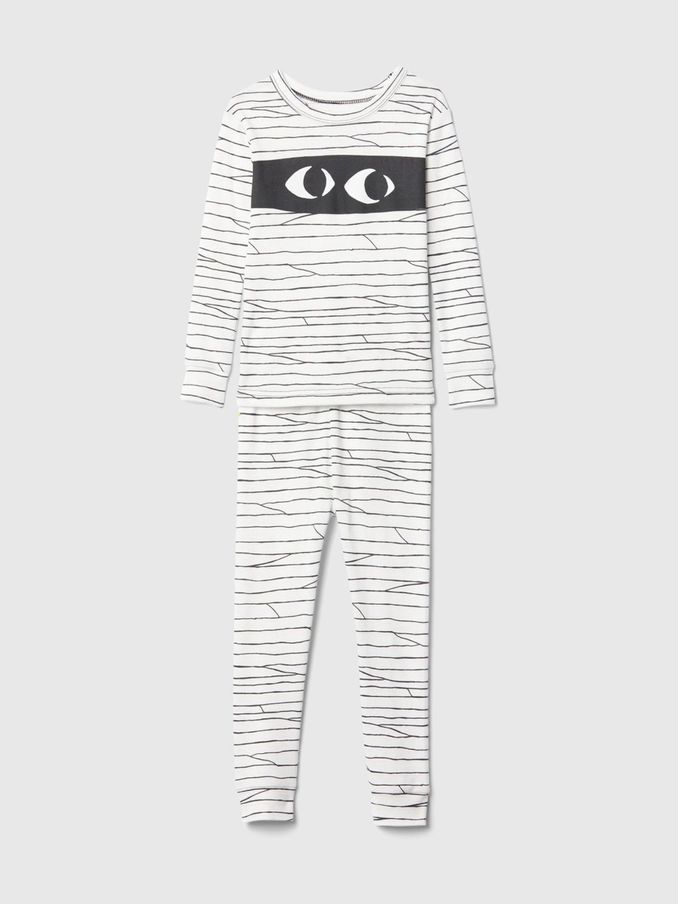 White Mummy Halloween Long Sleeve Pyjama Set (6mths-5yrs) (E96978) | £11
