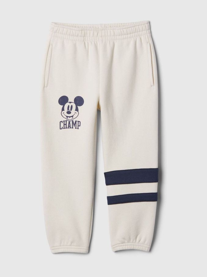 Grey Mickey Mouse Disney Disney Vintage Soft Fleece-Lined Joggers (6mths-5yrs) (E96981) | £12