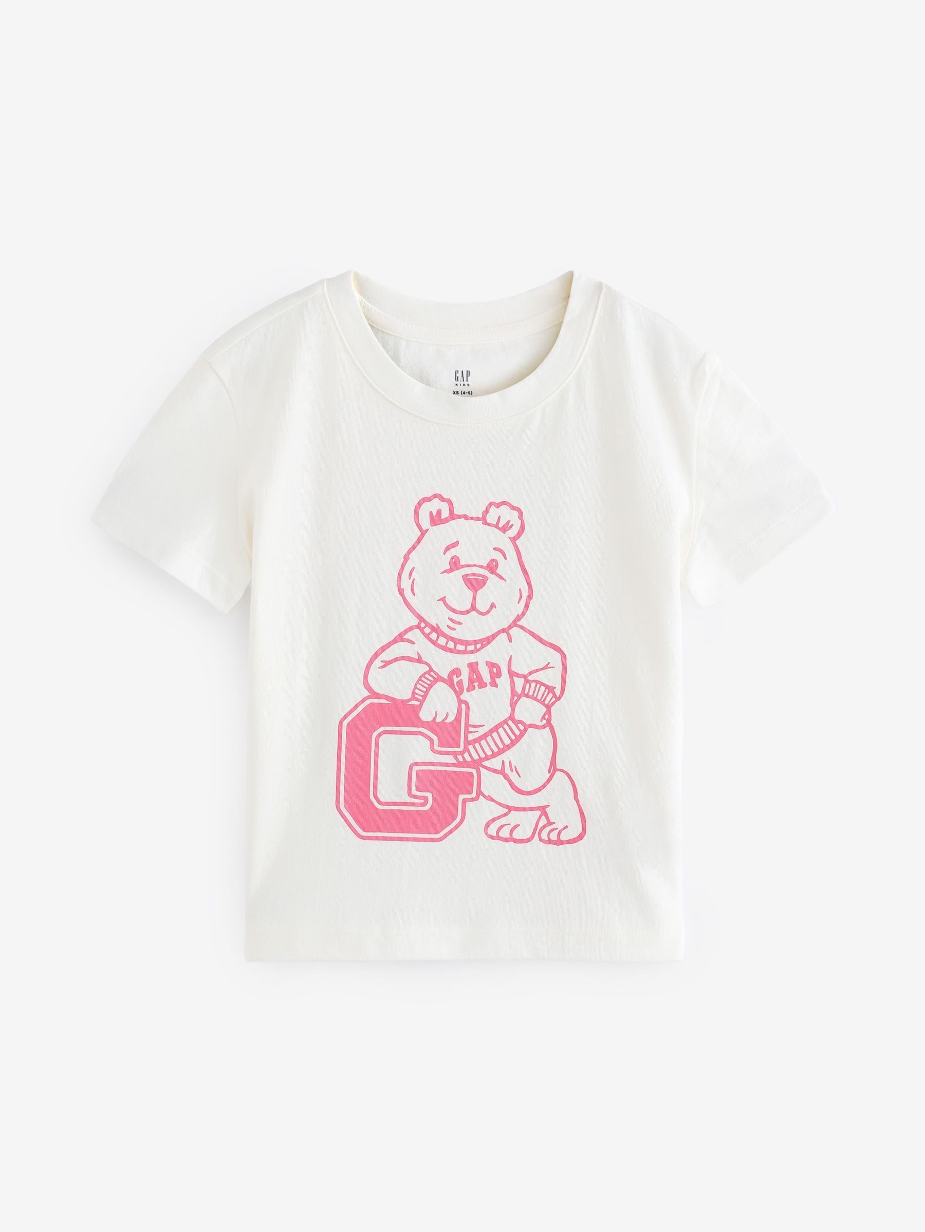 White Brannan Bear Logo T-Shirt (4-13yrs) (E97197) | £5