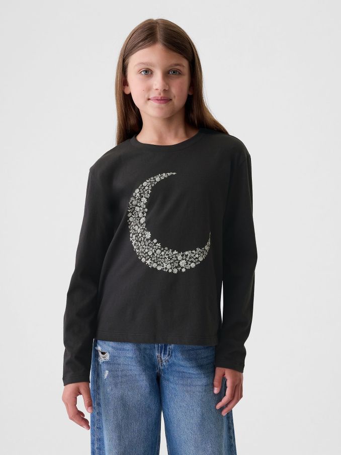 Black Graphic T-Shirt (4-13yrs) (E97225) | £7