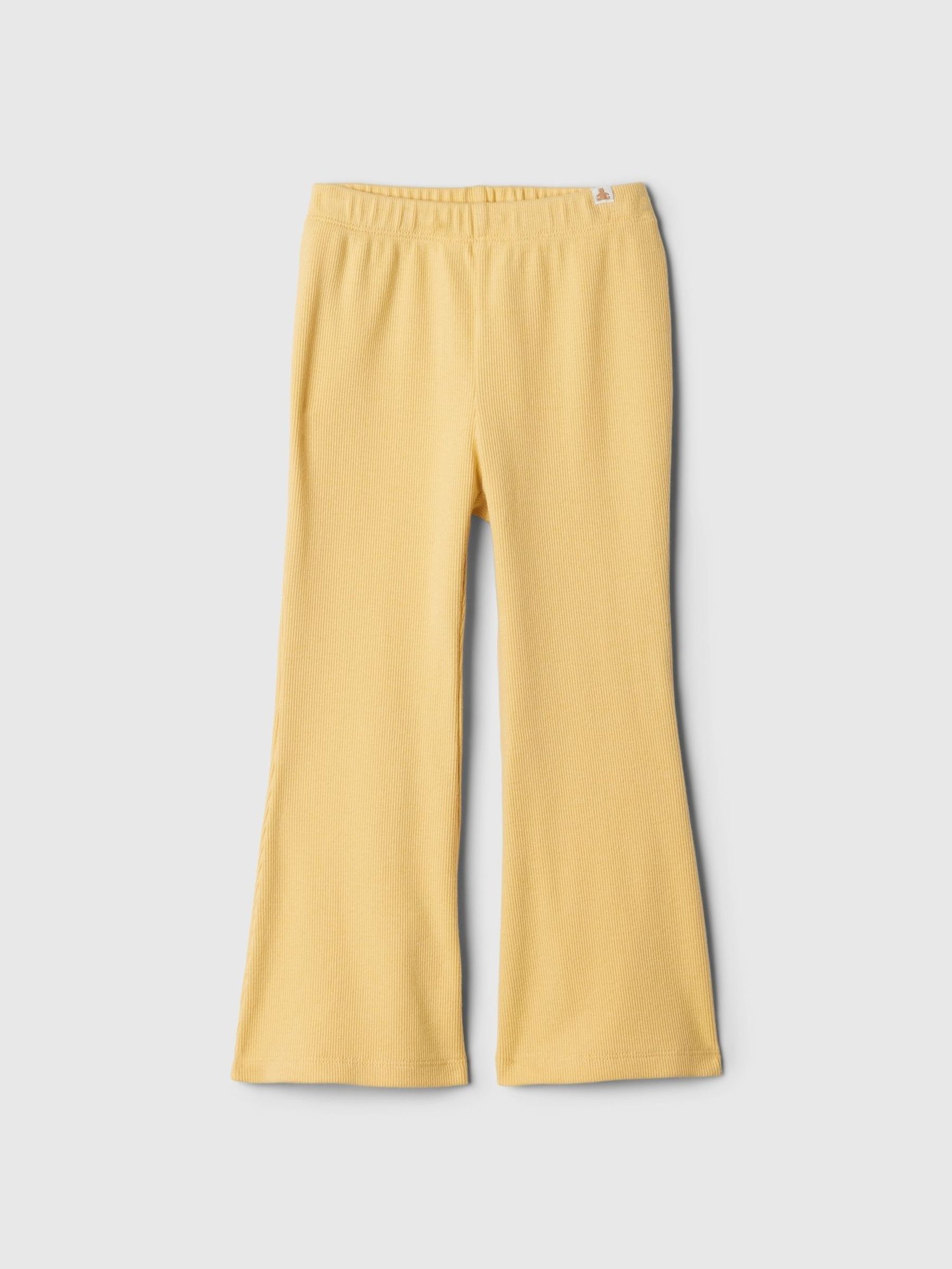 Yellow Flare Basic Cotton Leggings (6mths-5yrs) (E97279) | £7