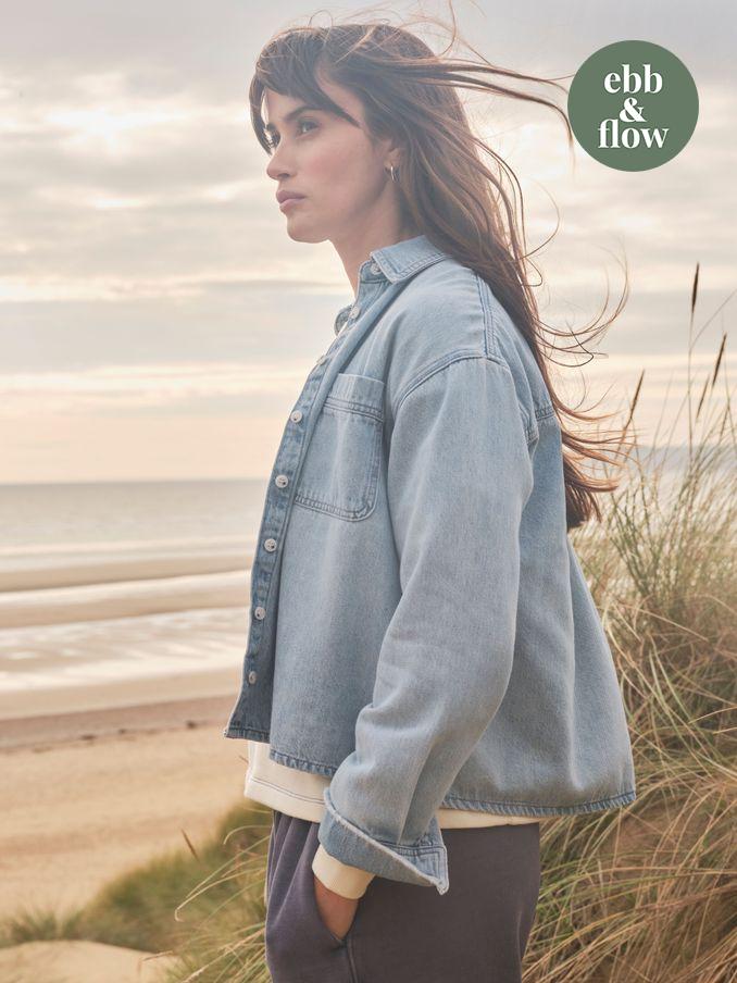 Chambray Blue Sara Chambray Shirt (E98947) | £38