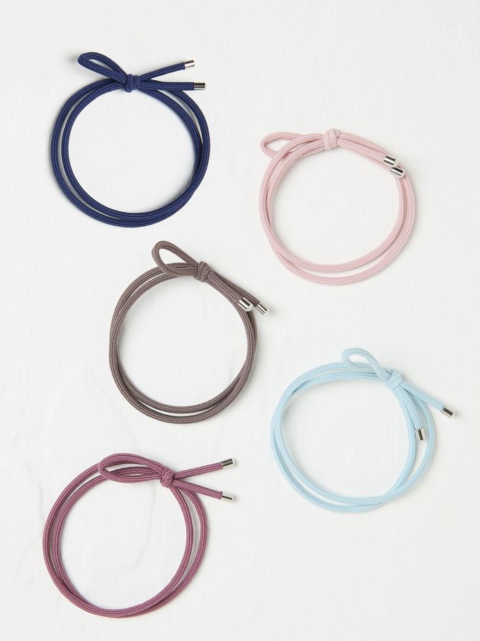 Multi Bow Hair Ties (E99826) | £8.50