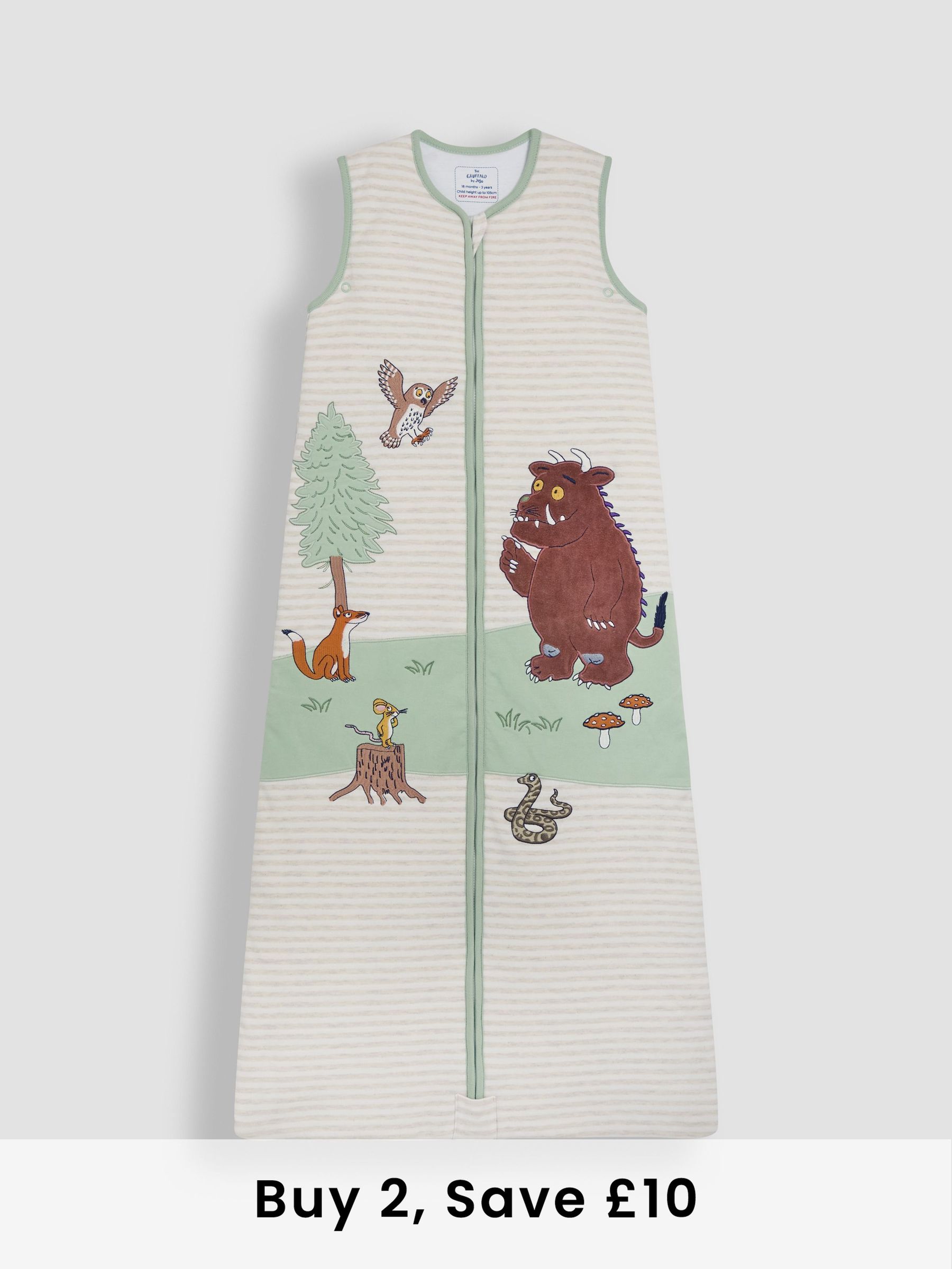 The Gruffalo Appliqué Toddler Sleeping Bag (F00196) | £36