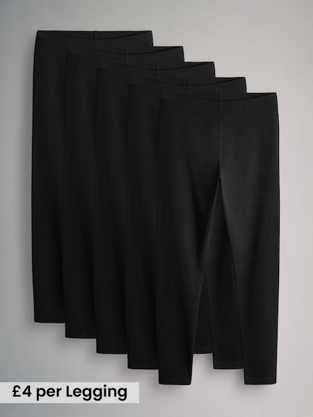 5 Pack Basic Leggings (F00649) | £20