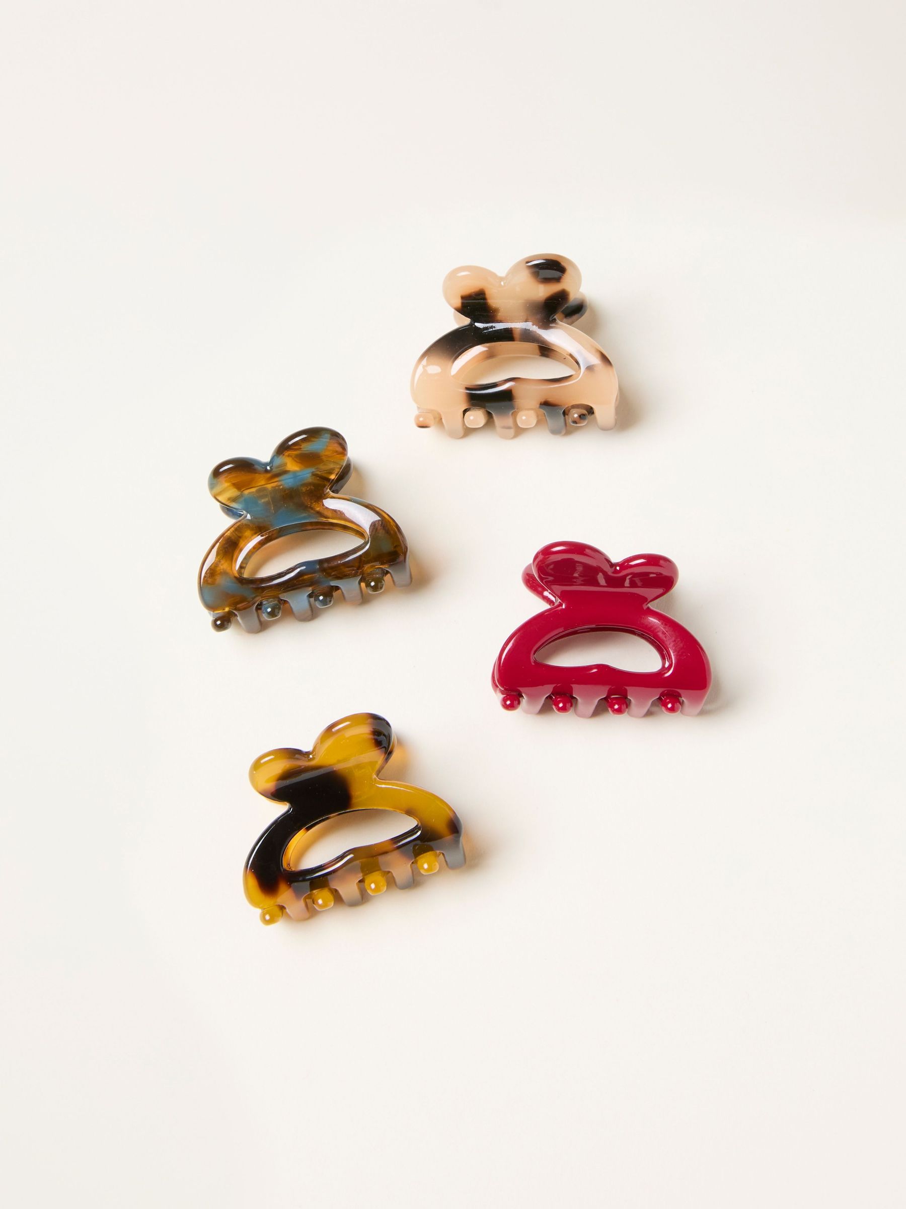 Multi 4 Pack Mini Claw Clips (F02953) | £14.50