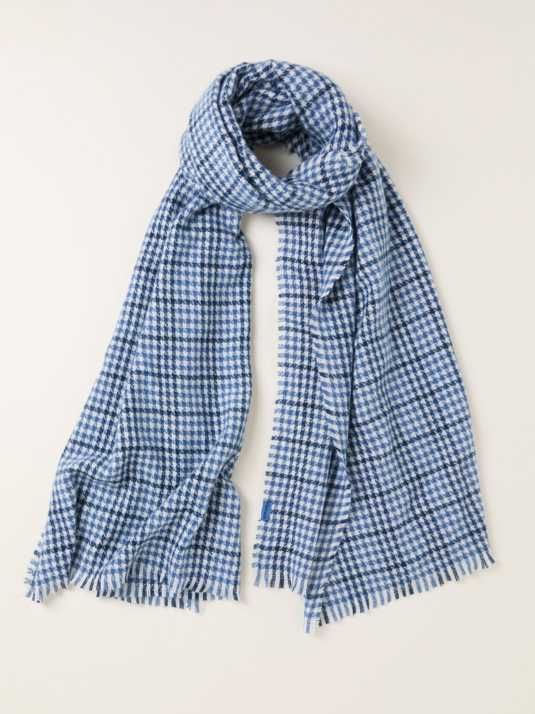 Blue Tweed Scarf (F03073) | £29.50