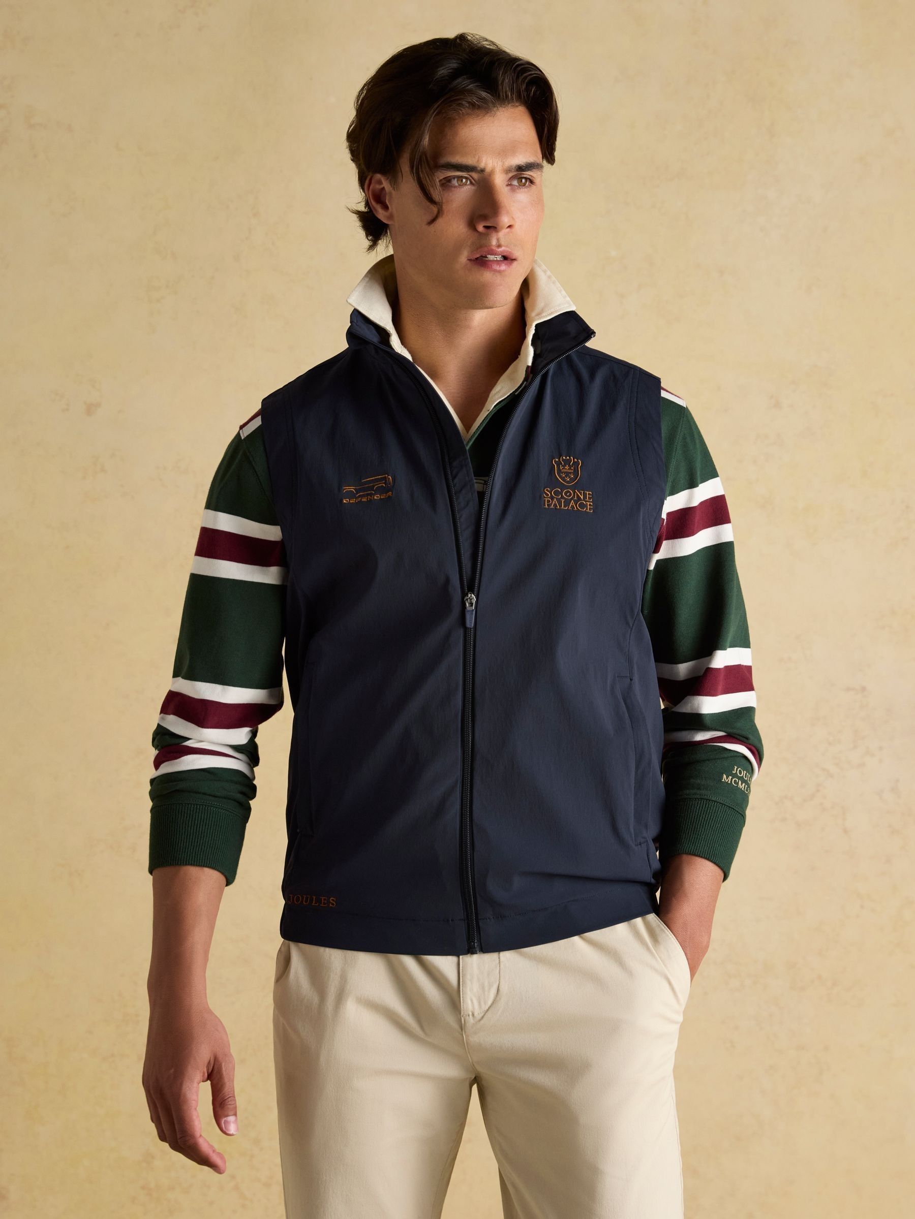 Official Scone Navy Gilet (F04671) | £60