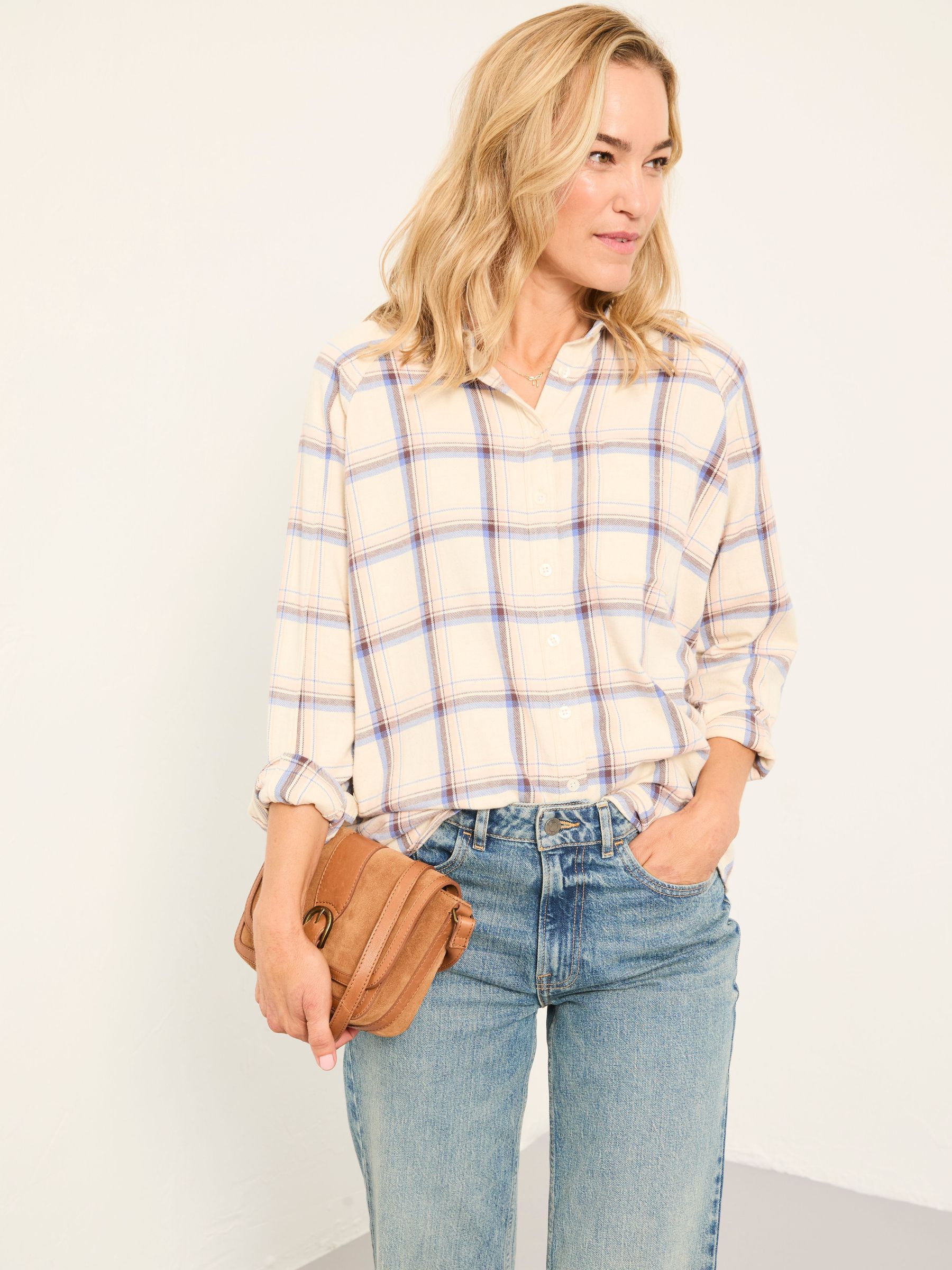 Bessie Ivory Check Shirt (F07570) | £49.50