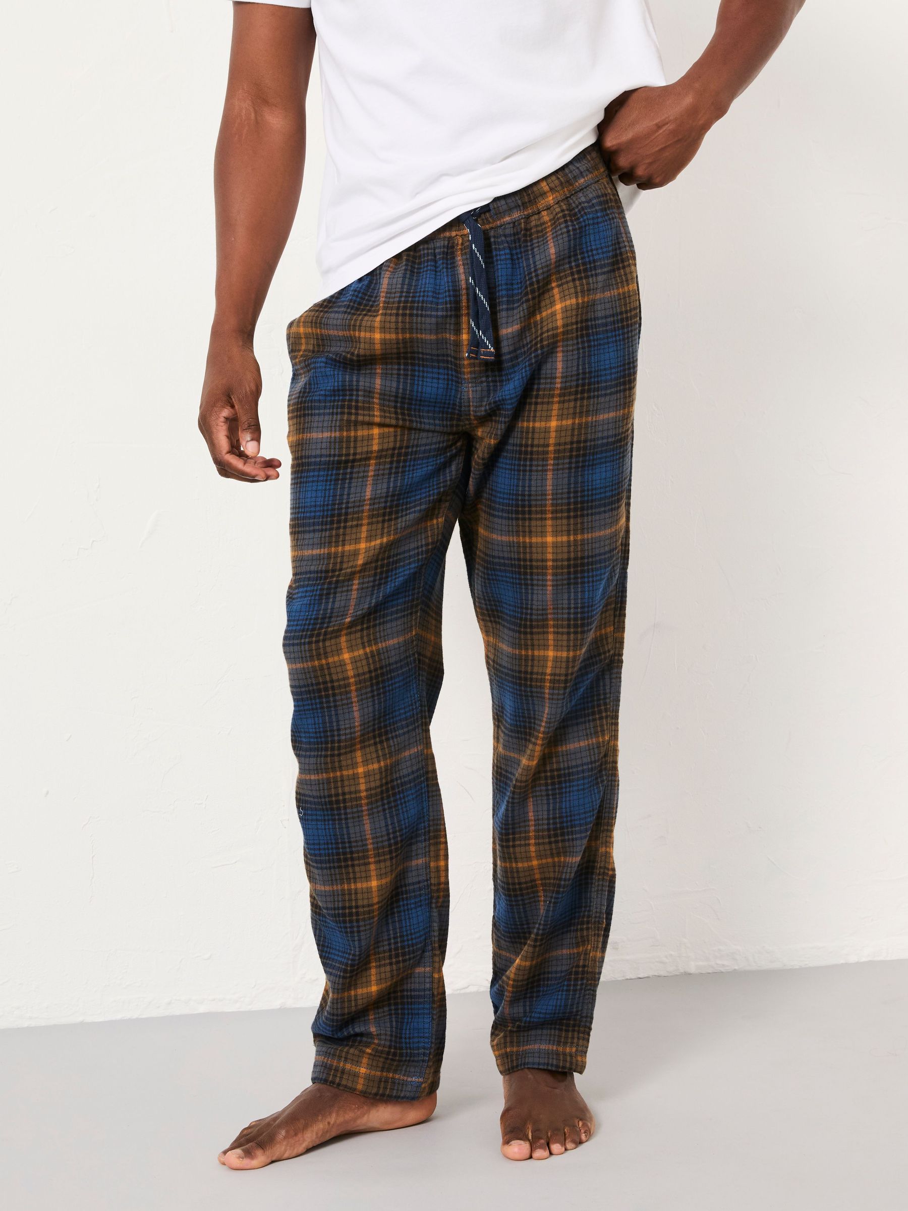 Bray Blue Check Pyjama Bottoms (F08271) | £39.50