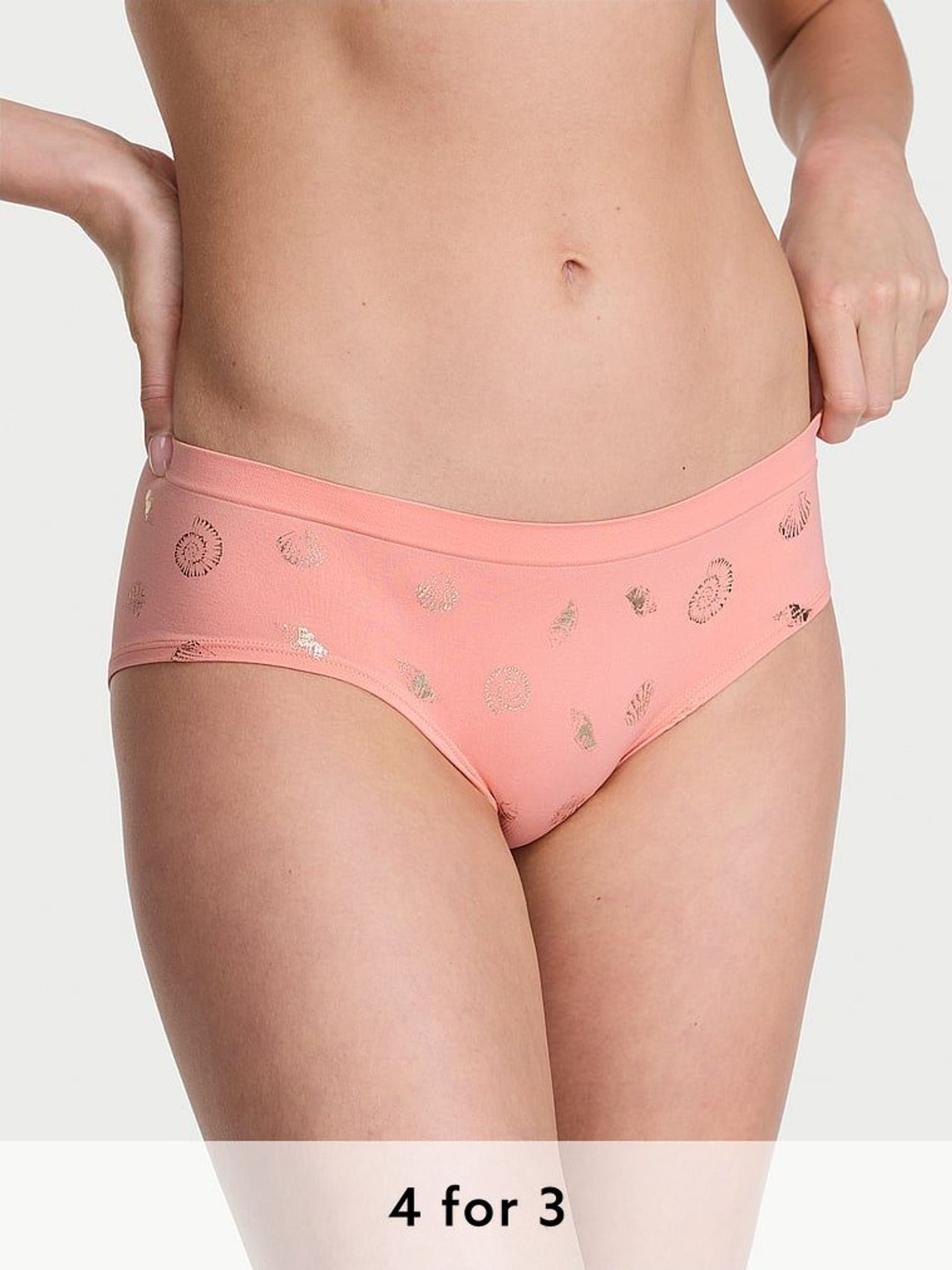 Peachy Orange Hipster Knickers (F09077) | £9