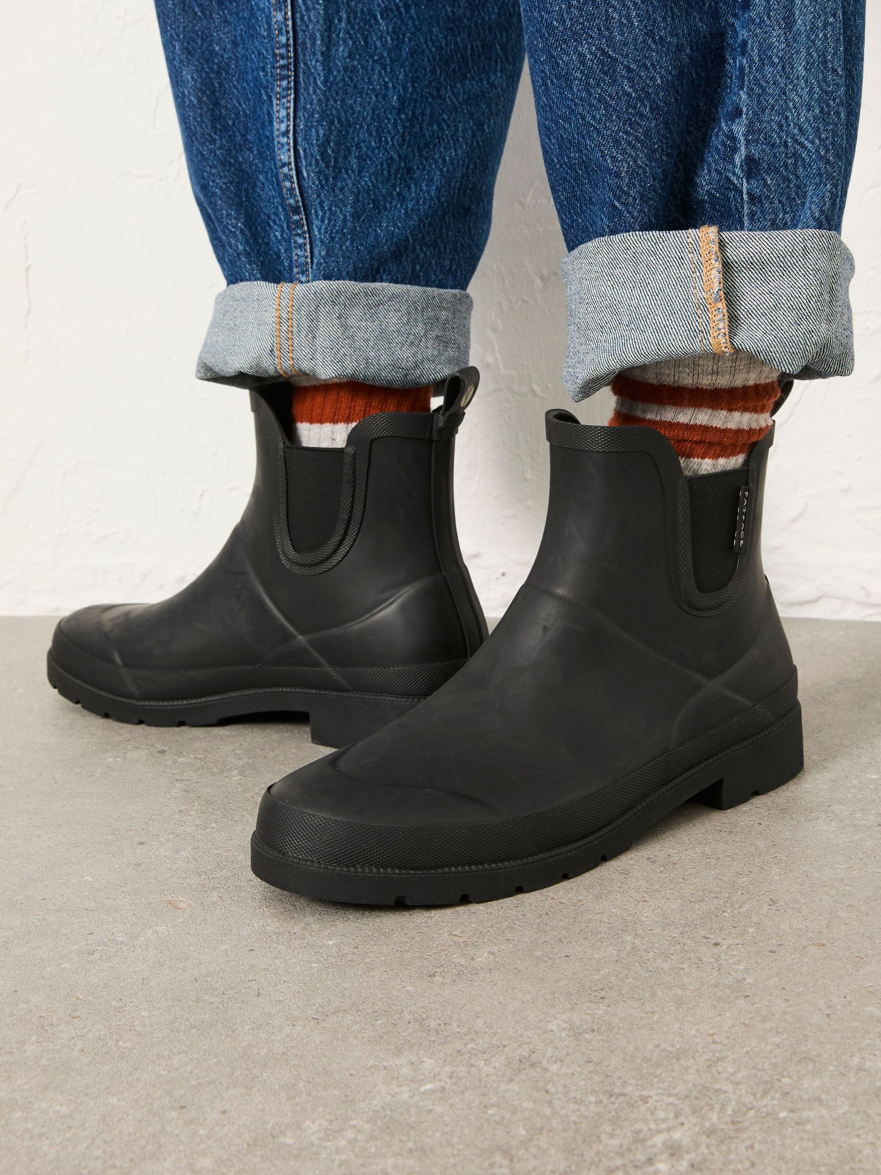 Black Rubber Ankle Welly (F11098) | £39.50