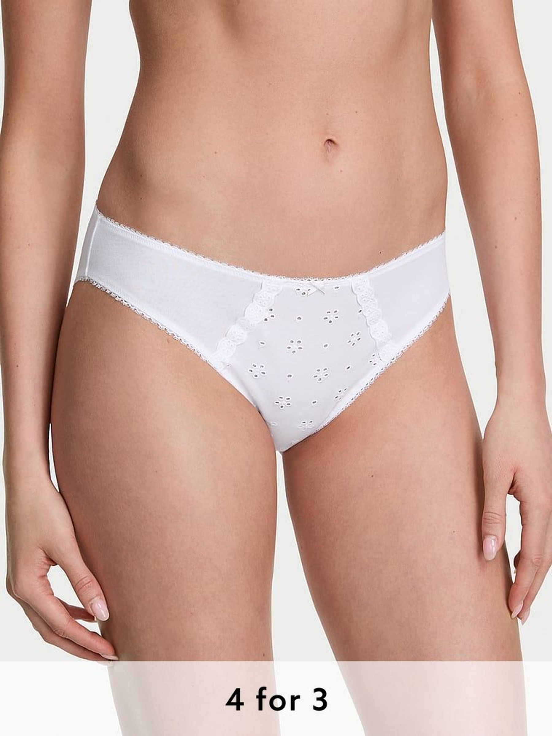White Bikini Knickers (F11237) | £9