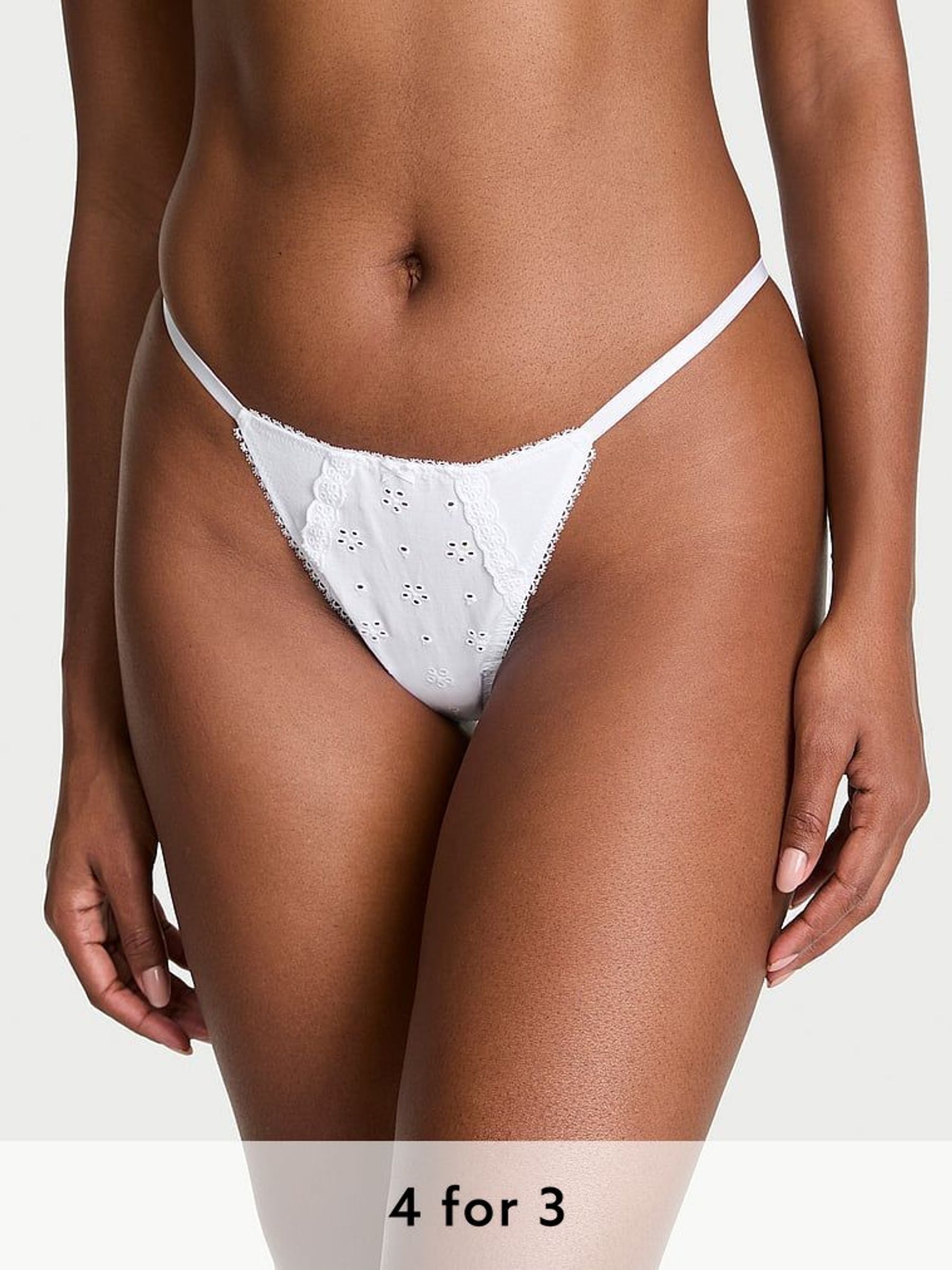White G String Knickers (F11253) | £9