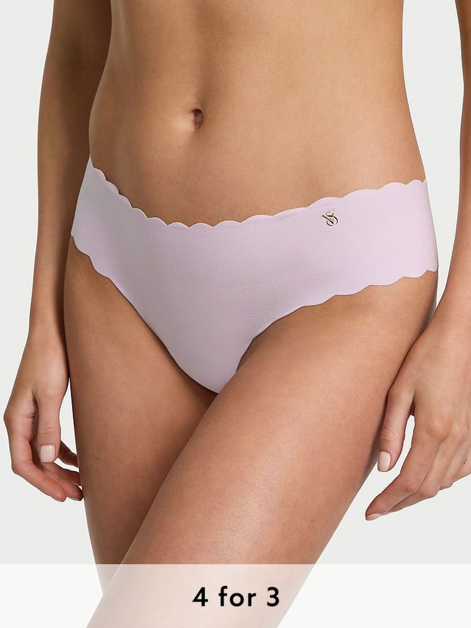 Delicate Violet Purple Thong Knickers (F11256) | £9